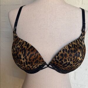 Leopard Print Women's Bra